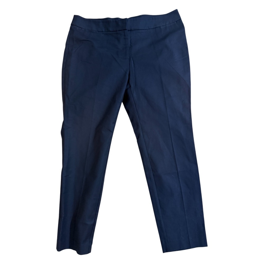 The Limited Pants Navy 14W Women Tapered Ankle Dress Career